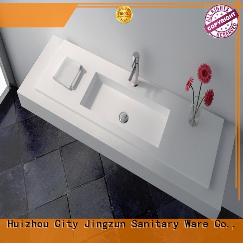 High Quality Cast Stone Solid Surface Bathroom Countertop Basin
