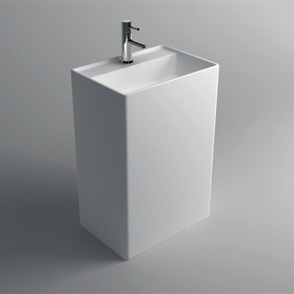 Solid Surface Pedestal Freestanding Basin JZ2004