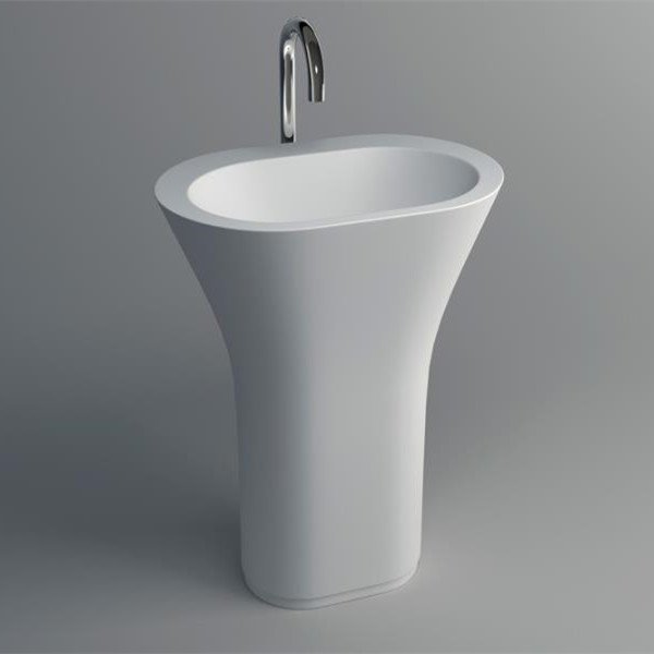 Solid Surface Pedestal Freestanding Basin 20 Series