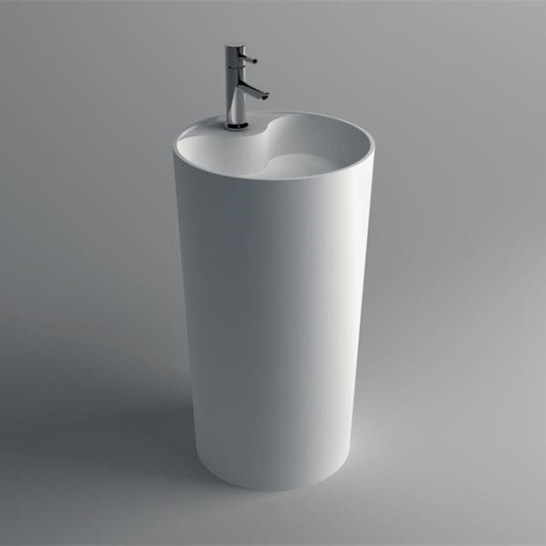 Solid Surface Pedestal Freestanding Basin series