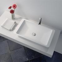 Cast Stone Solid Surface Bathroom Countertop Sink JZ9002
