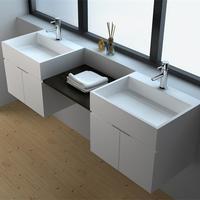 Solid Surface Wall-hung Cabinet JZ60 Series