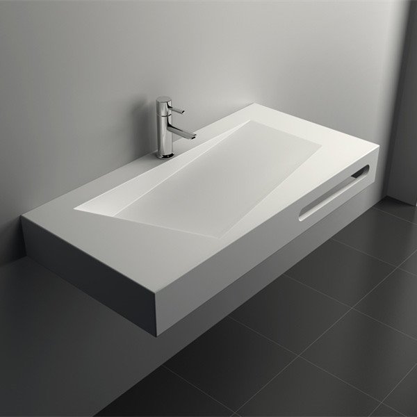 Solid Surface Wall Mount Seamless Basin JZ10 Series