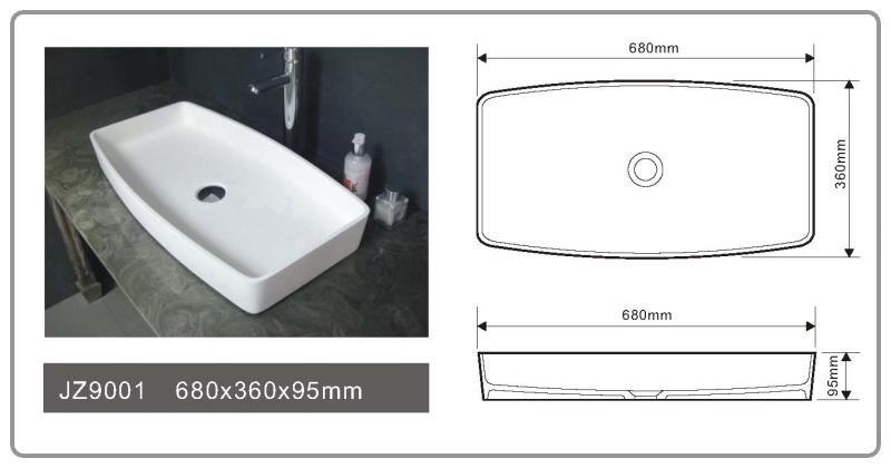 JINGZUN BATH solid surface/stone resin basin/sink JZ9001 JINGZUN BATH solid surface/stone resin basin/sink JZ9001