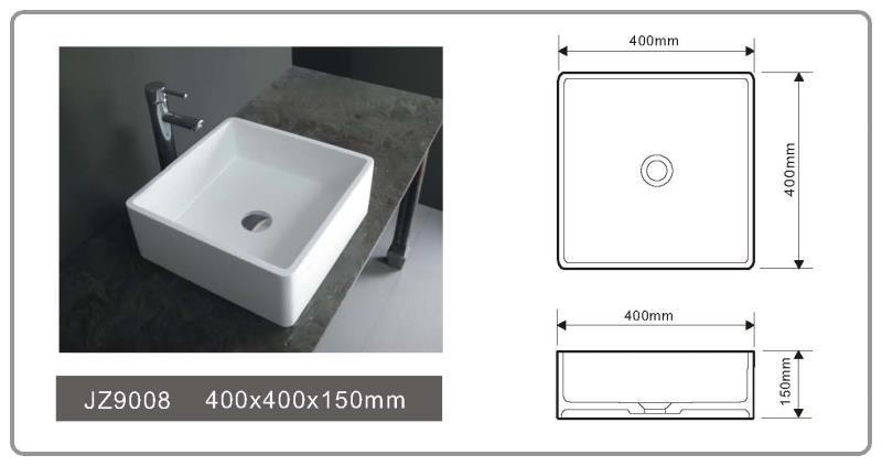 JINGZUN BATH solid surface/stone resin basin/sink JZ9008 JINGZUN BATH solid surface/stone resin basin/sink JZ9008