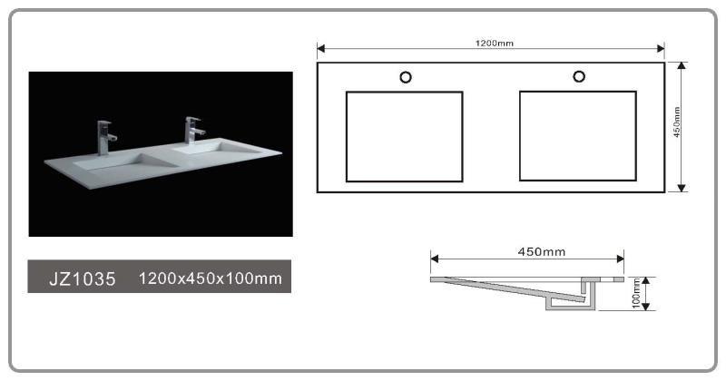 solid surface/stone resin basin/sink JZ1035 solid surface/stone resin basin/sink JZ1035