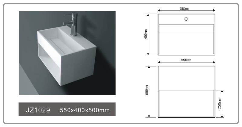 JINGZUN BATH solid surface/stone resin basin/sink JZ1029 JINGZUN BATH solid surface/stone resin basin/sink JZ1029
