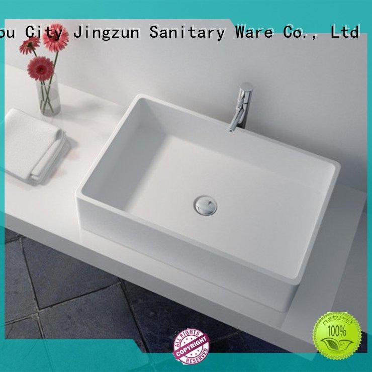 Cast Stone Solid Surface Countertop Wash Basin Jz9009