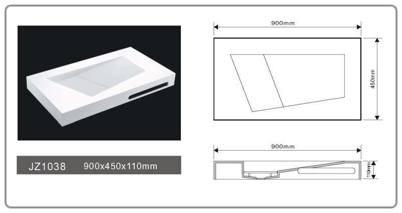 JINGZUN BATH solid surface basin/sink JZ1038 JINGZUN BATH solid surface basin/sink JZ1038